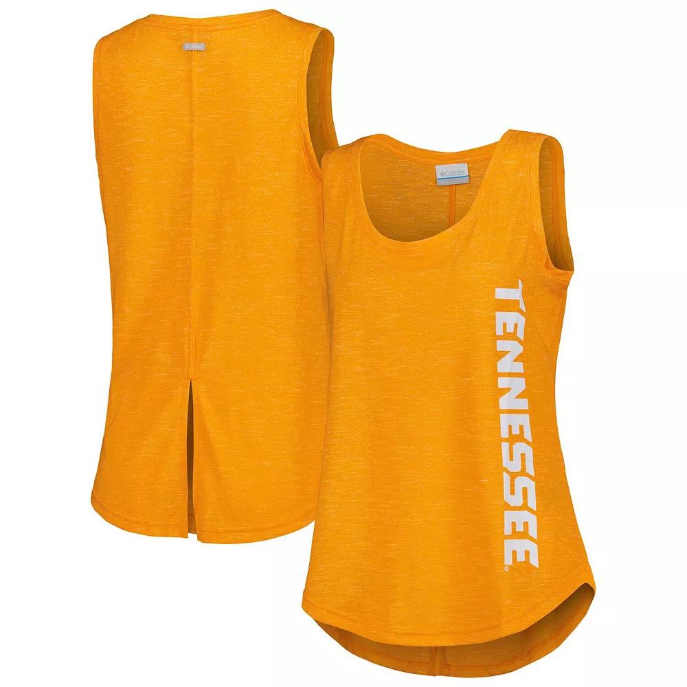 Women's Columbia  Tennessee Orange Tennessee Volunteers Cades Cape Omni-Wick Tri-Blend Tank Top, Size: Medium Product Image