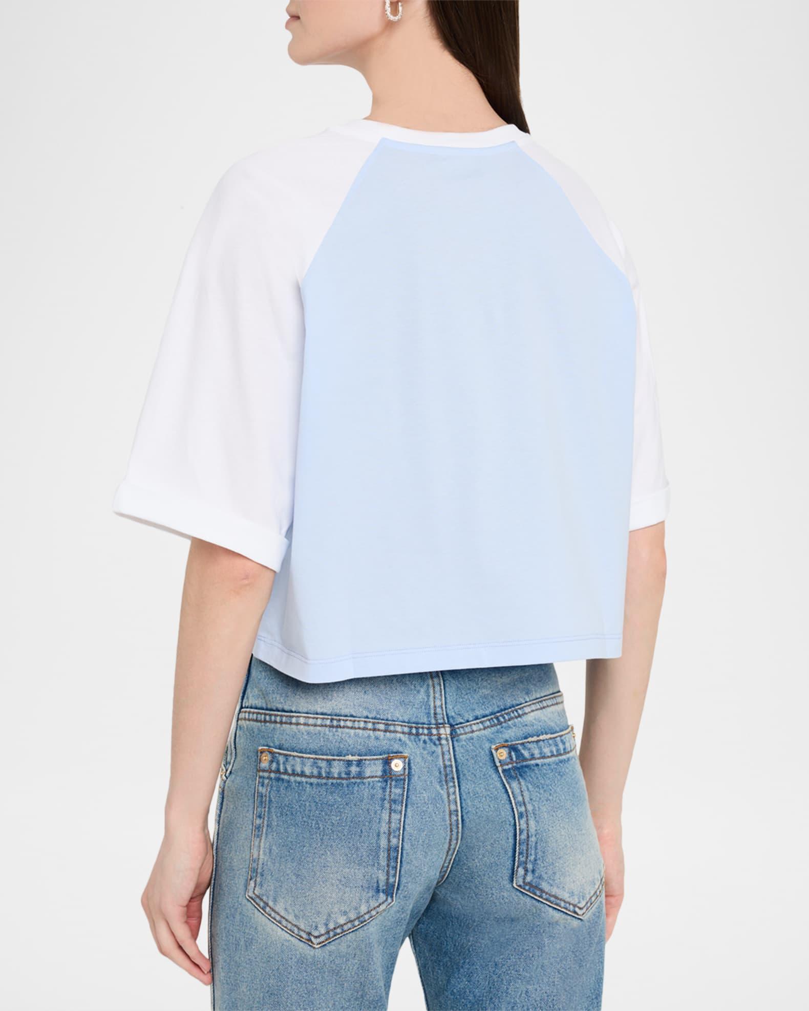 Cropped Paris Logo T-Shirt Product Image