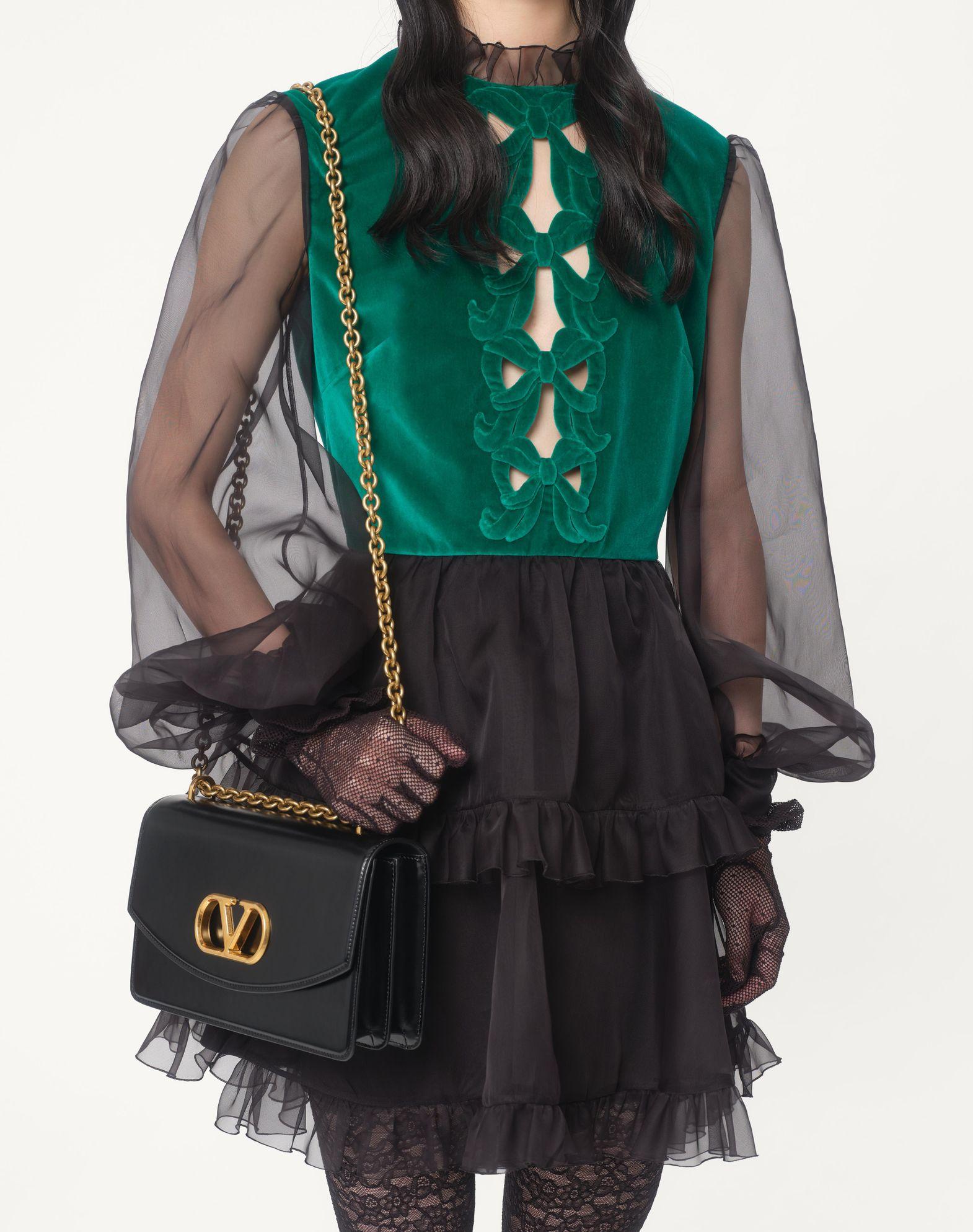 Short Embroidered Organza Dress Product Image