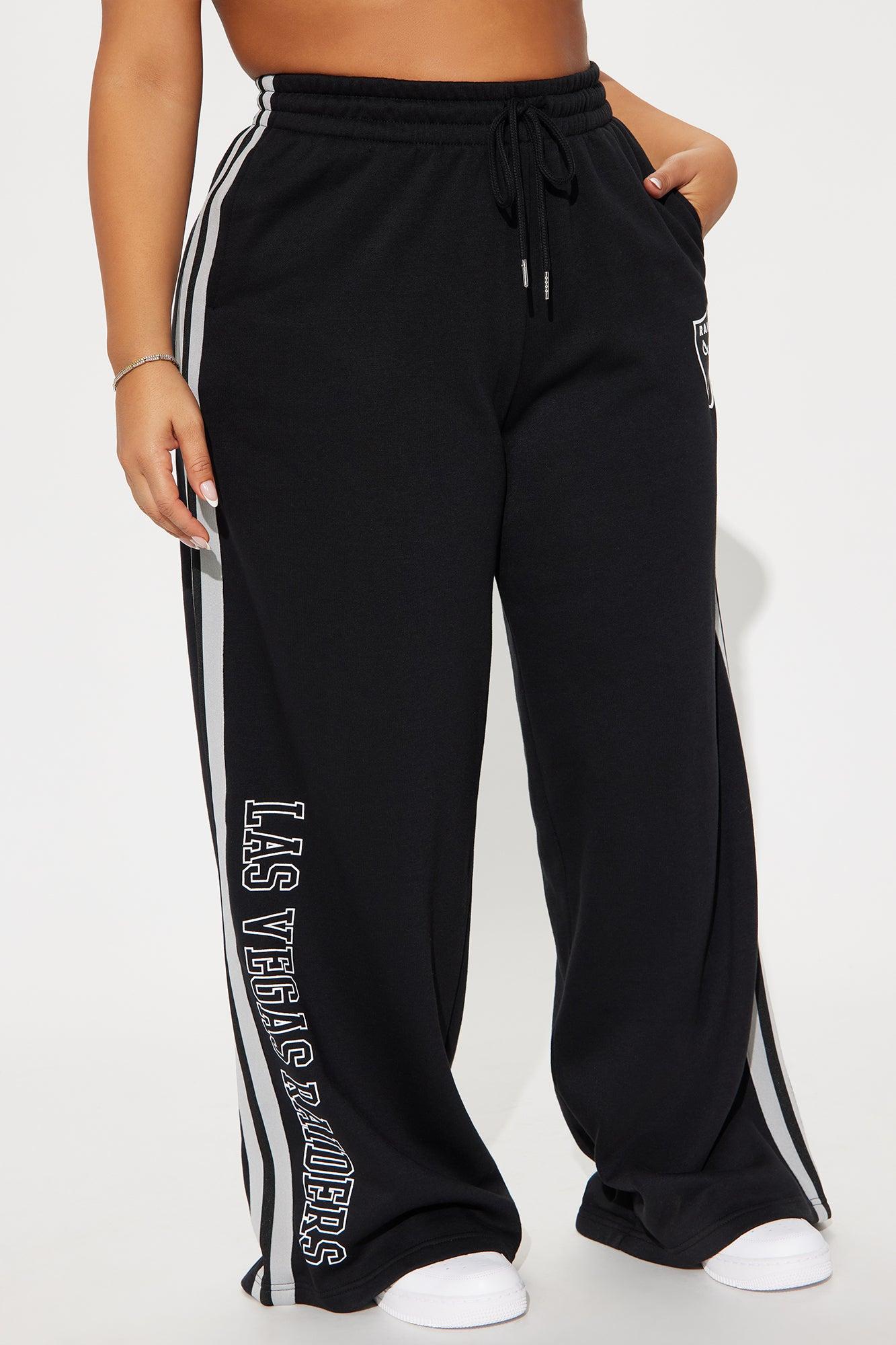 Raiders Second Half Come-Back Wide Leg Pant - Black Female Product Image