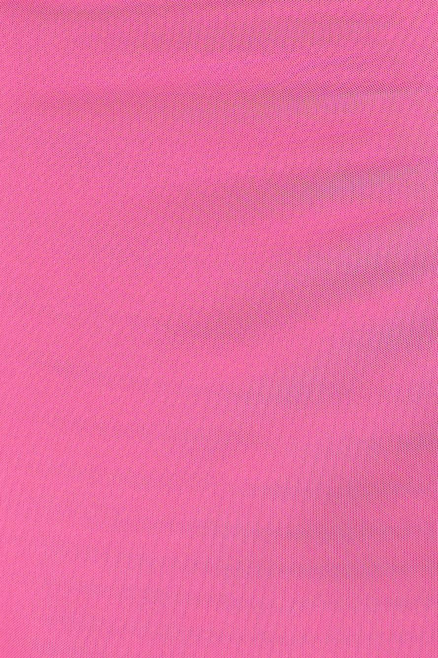 Pictures Please Mesh Crop Top Pink Product Image