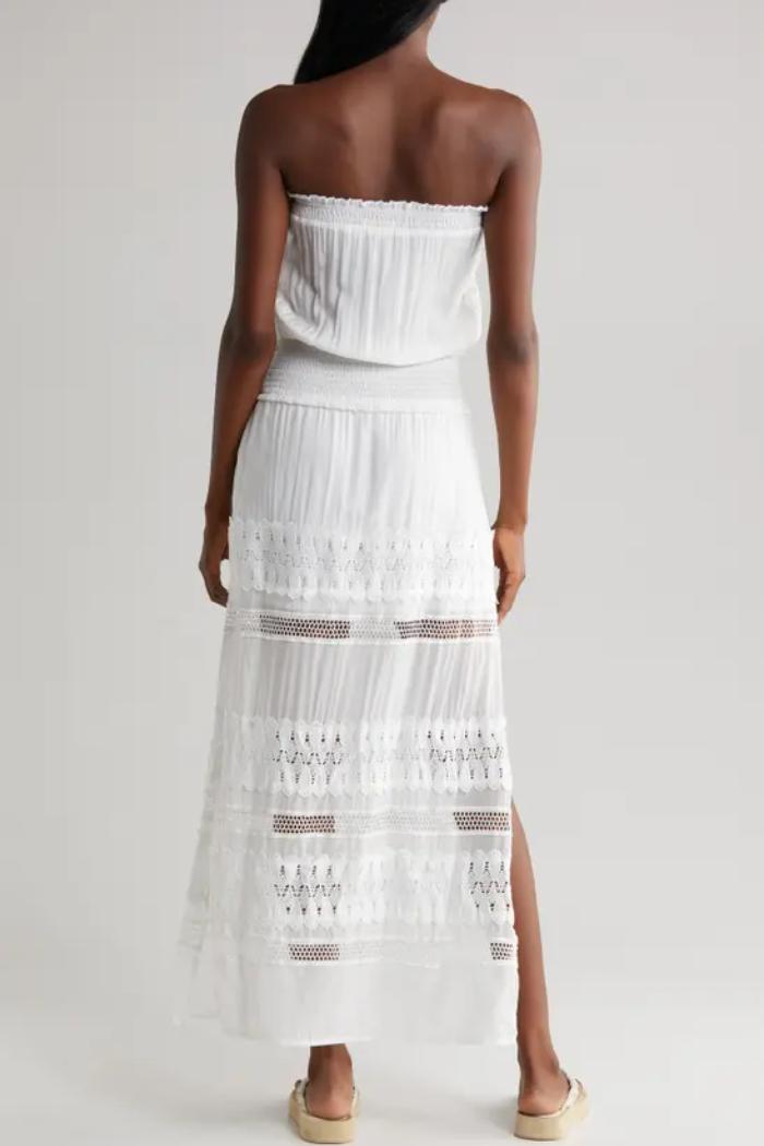 Strapless Crochet Maxi Product Image