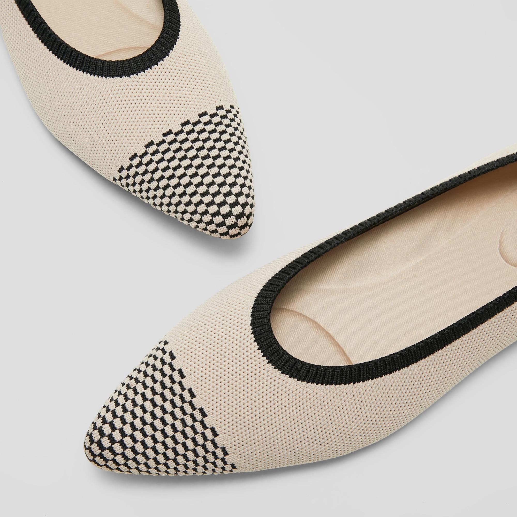 Pointed-Toe Ballet Flats (Aria 5°) Product Image