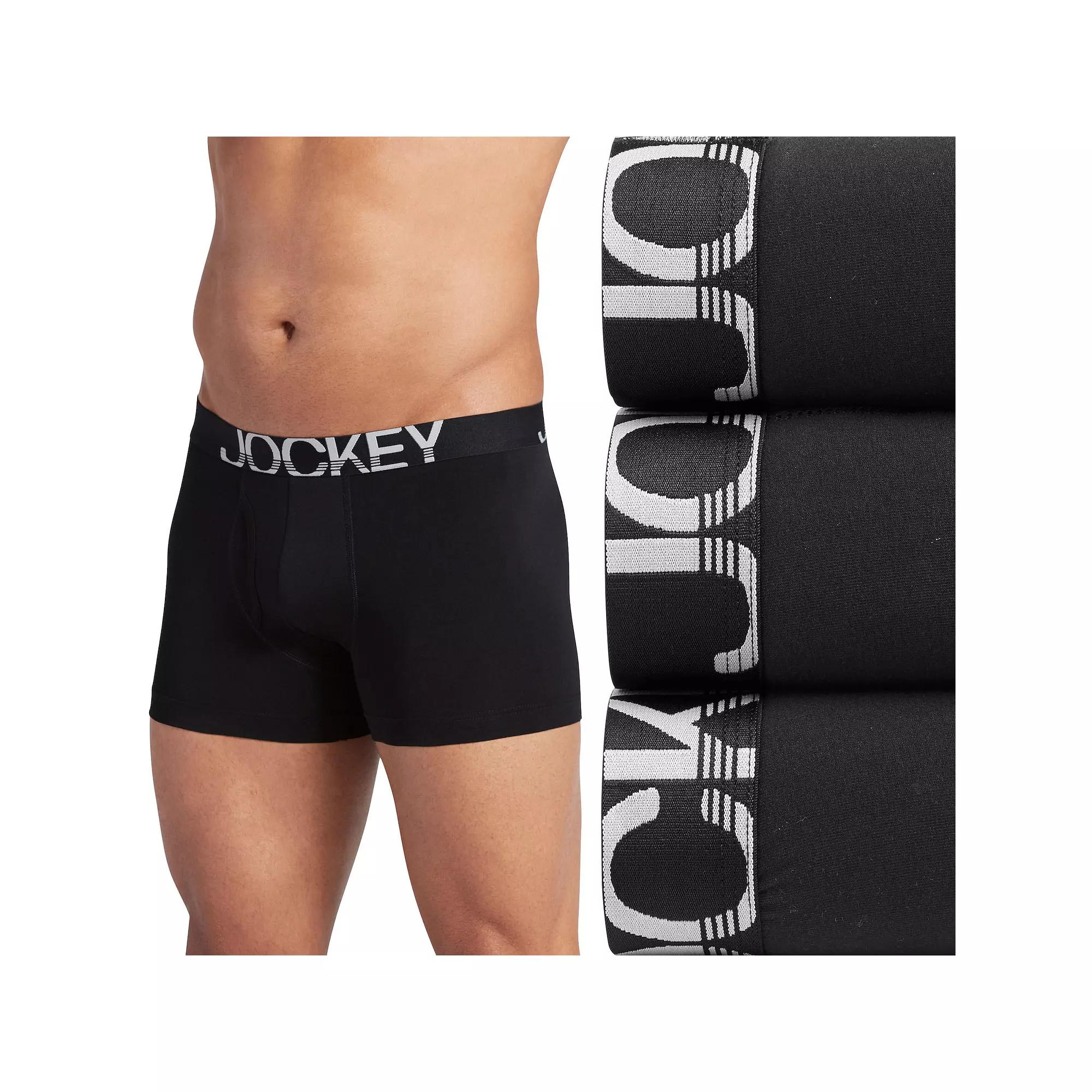 Men's Jockey® 3-Pack ActiveStretch™ 4" Boxer Brief,  Product Image