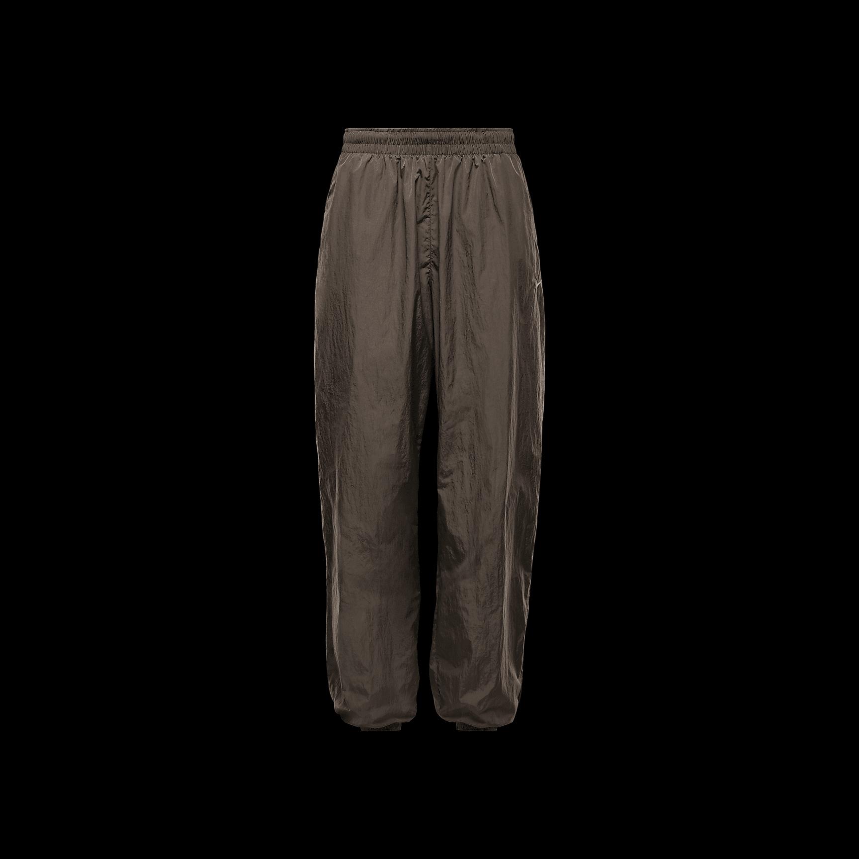 Womens Nike Sportswear Essential Mid-Rise Oversized Woven Jogger Pants | FV7668-004 Product Image