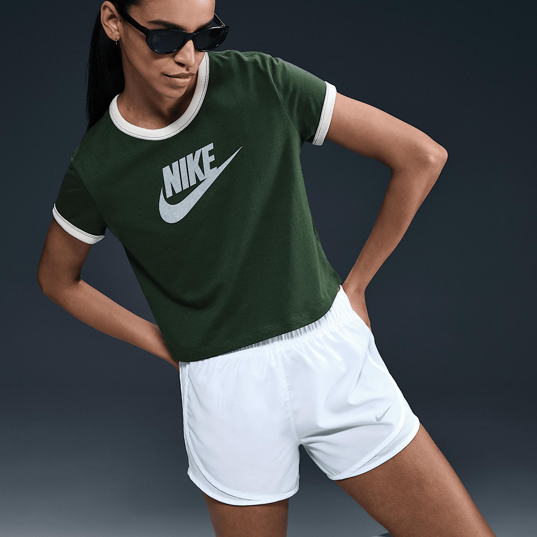 Womens Nike Sportswear Graphic Ringer T-Shirt | IF4072-323 Product Image