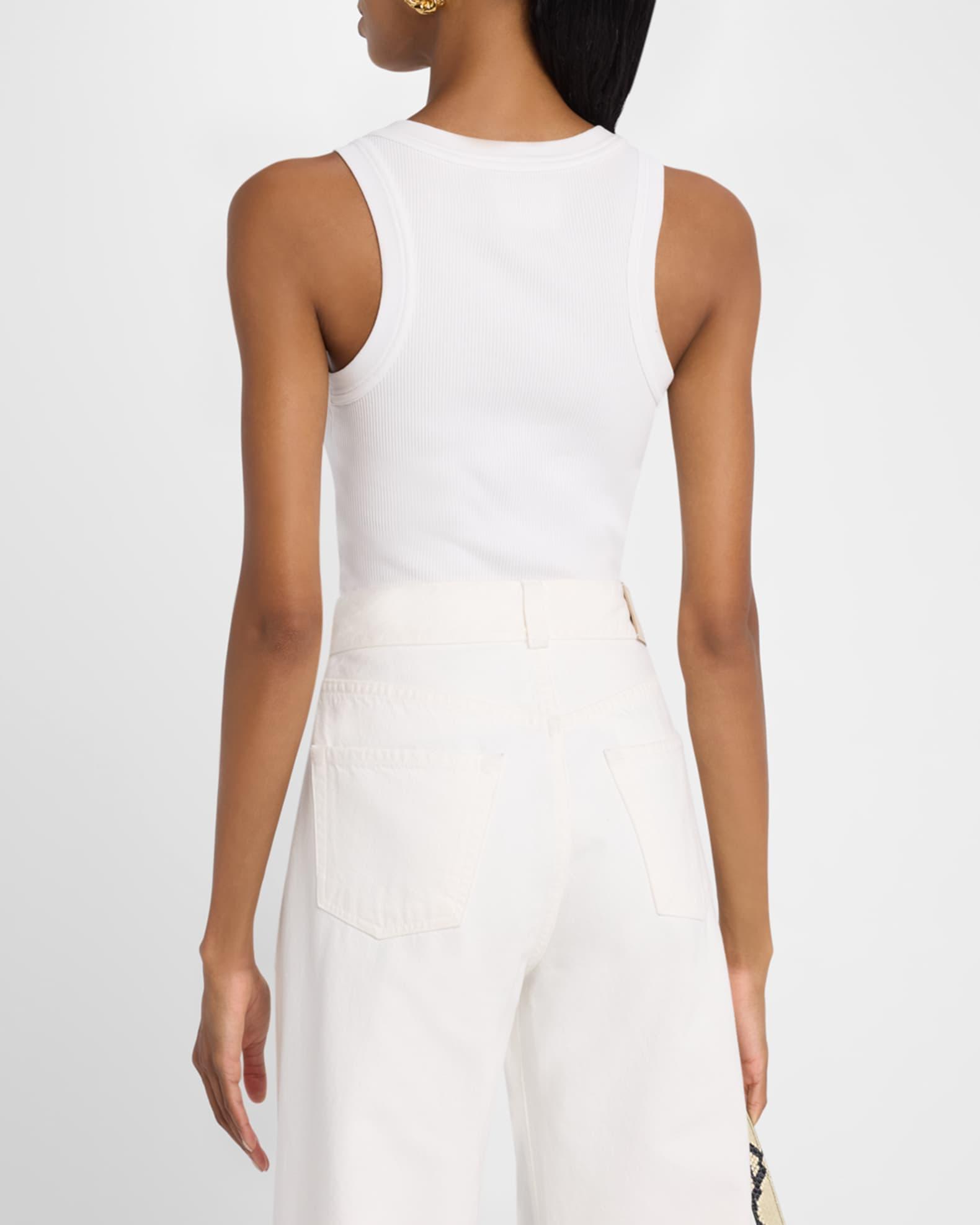 Isabel Crewneck Rib Knit Tank Product Image