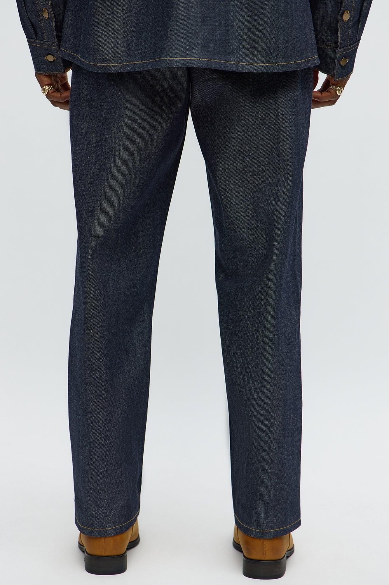 Slim Raw Selvedge Jeans - Indigo Male Product Image