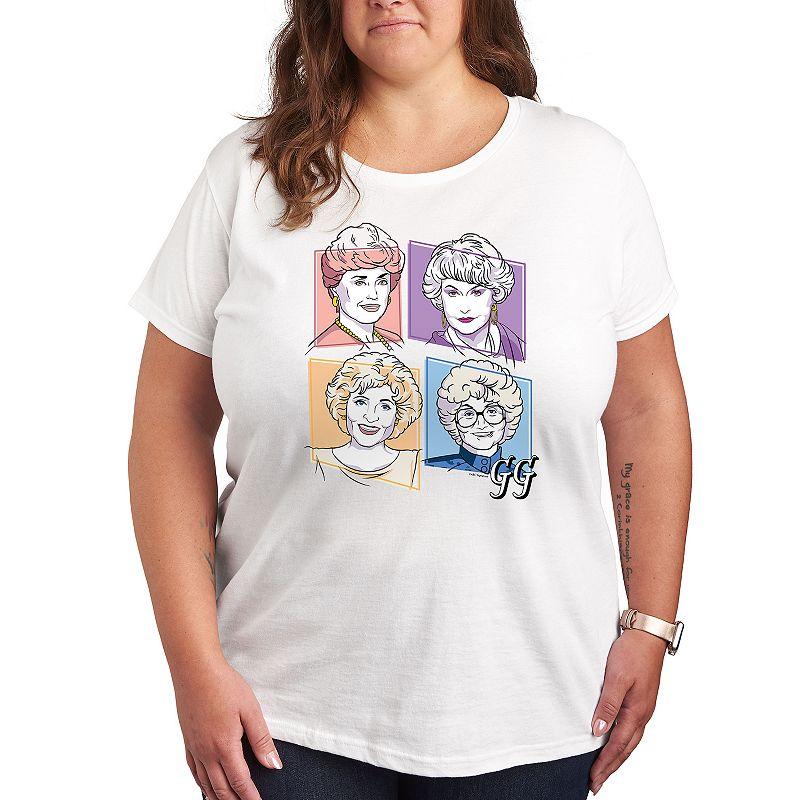 Women's Golden Girls Grid Graphic Tee, Girl's,  Product Image