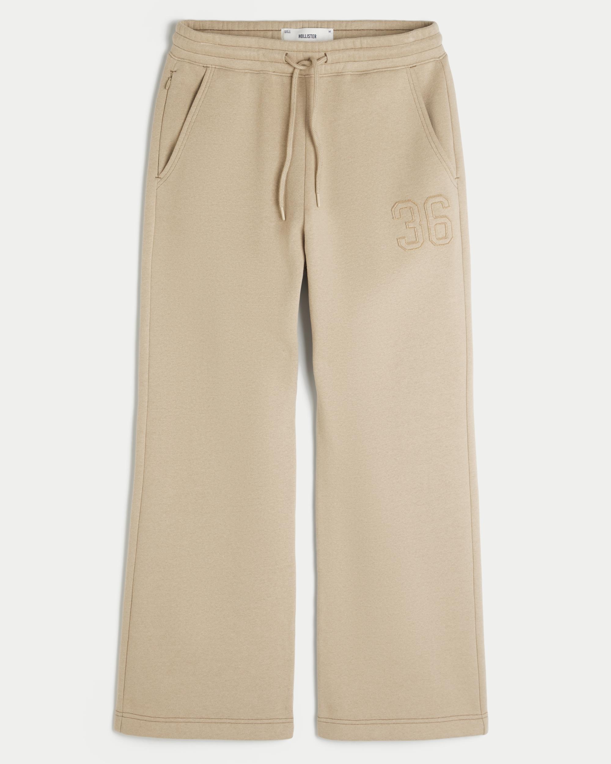 Applique Graphic Bootcut Sweatpants Product Image