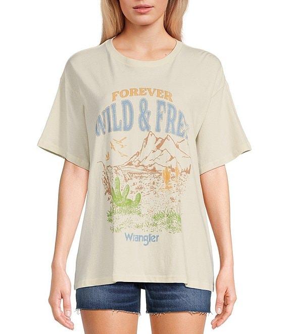 Wrangler® Retro® Forever Wild And Free Short Sleeve T-Shirt Product Image