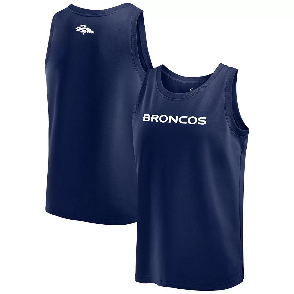 Men's Fanatics Navy Denver Broncos Elements Tank Top,  Product Image