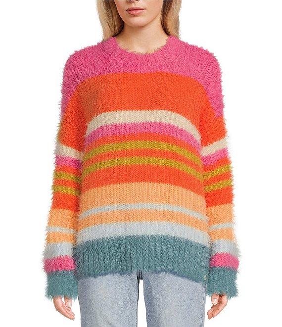 Rip Curl Hibiscus Heat Chunky Stripe Knit Sweater Product Image