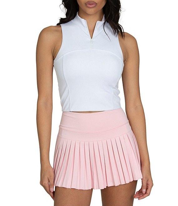 GOLD HINGE Pleated Tennis Mini Skirt Product Image