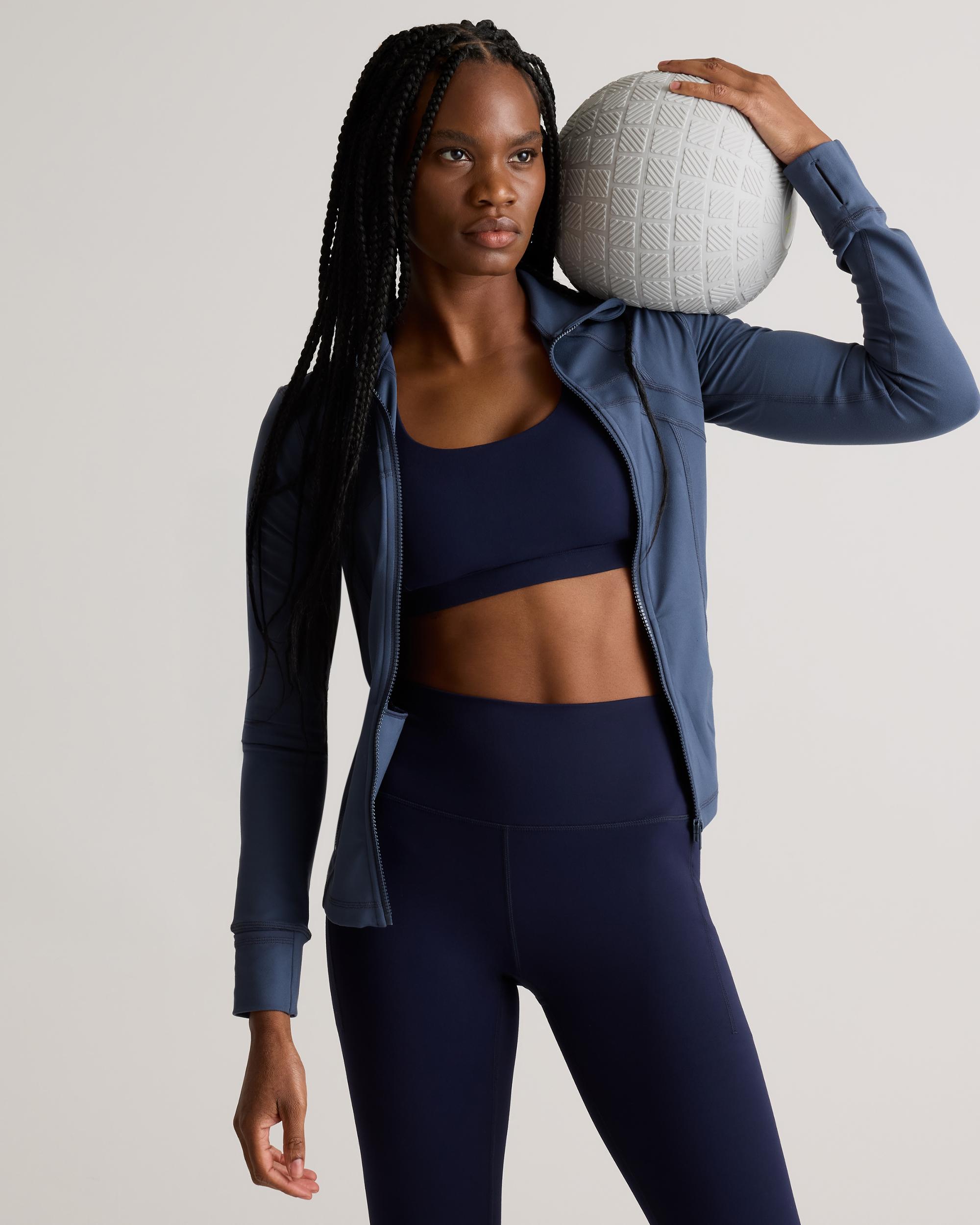 Quince | Women's Power-Up Strappy Sports Bra Nylon/Spandex Product Image