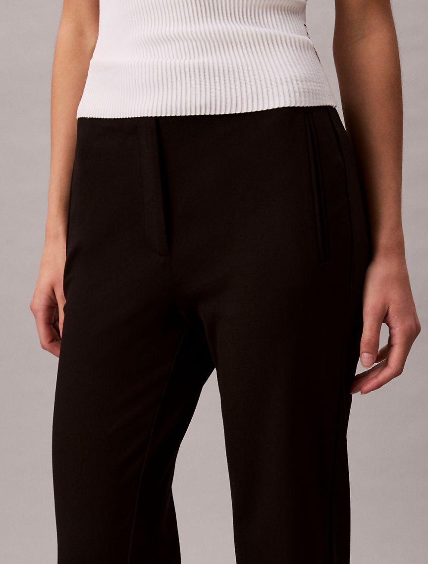 Ponte Flared Fit Pants Product Image