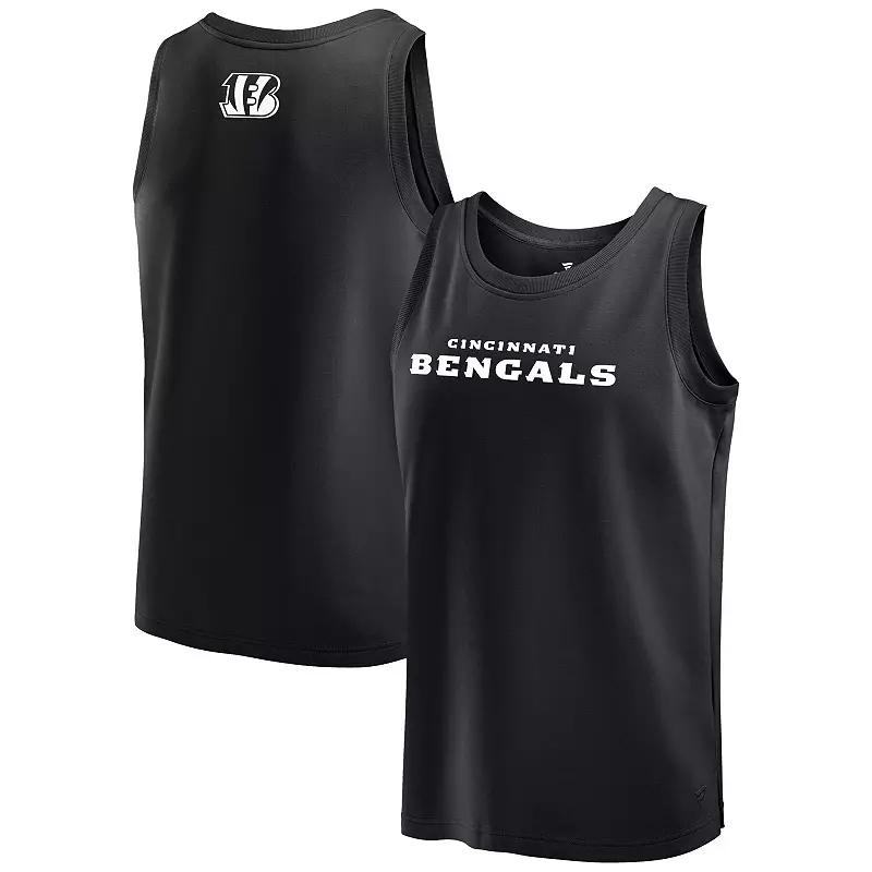 Men's Fanatics Black Cincinnati Bengals Elements Tank Top,  Product Image