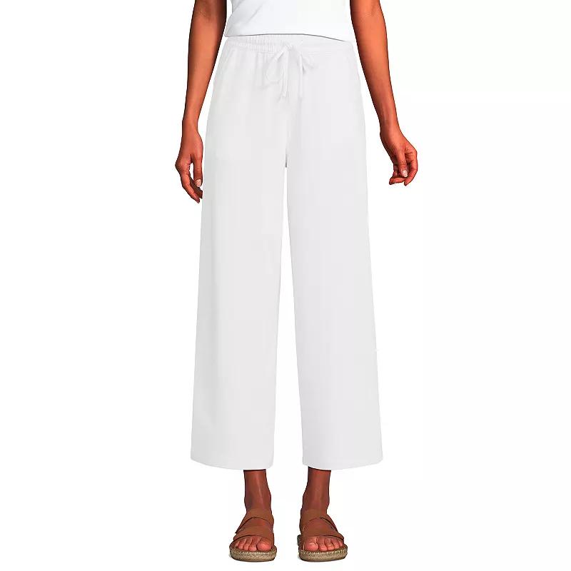 Women's Lands' End Sport Knit Cropped Pants,  Product Image