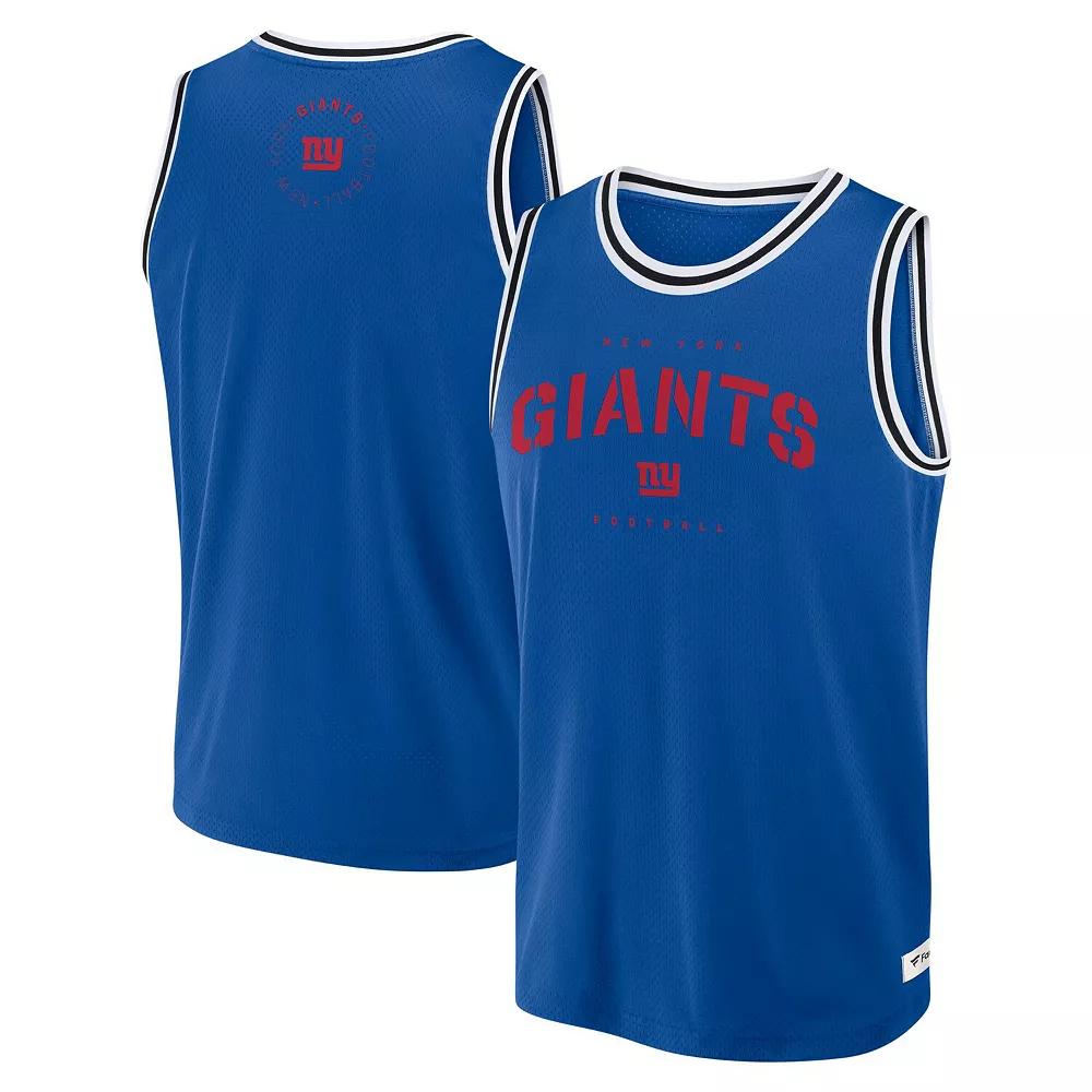 Men's Fanatics Royal New York Giants Elements Future Ground Jersey Tank Top,  Product Image