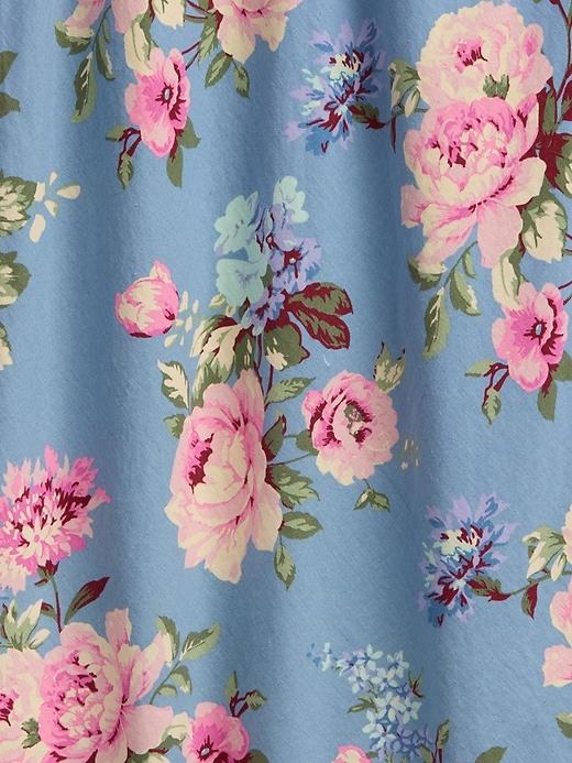 Linen-Blend Midi Skirt Product Image