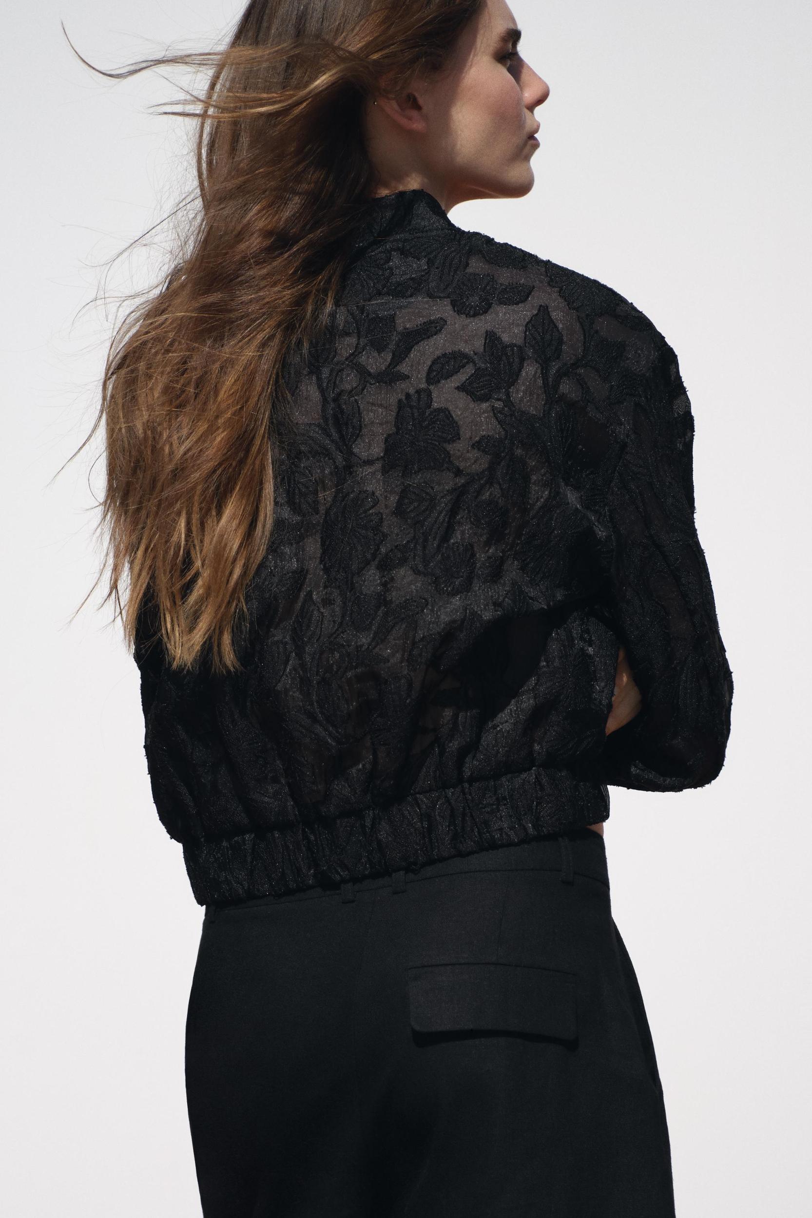 ORGANZA BOMBER JACKET Product Image