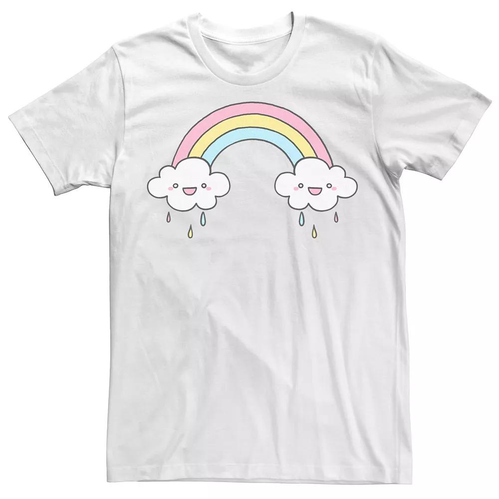 Men's Rainbow Rain Cloud Smiles Tee,  Product Image