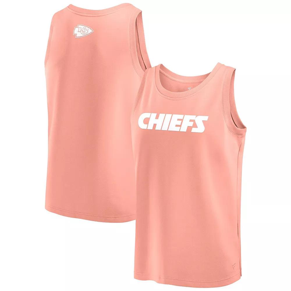 Men's Fanatics Coral Kansas City Chiefs Elements Tank Top,  Product Image