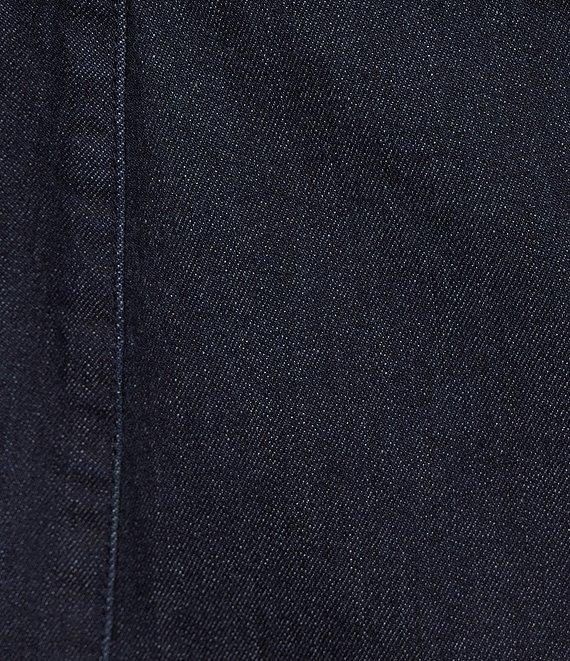 Intro Petite Size Nia Denim Tummy Control Waist Pull-On Pencil Skirt Product Image