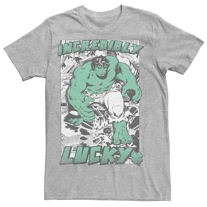 Men's Marvel The Incredible Hulk Incredibly Lucky Graphic Tee,  Product Image