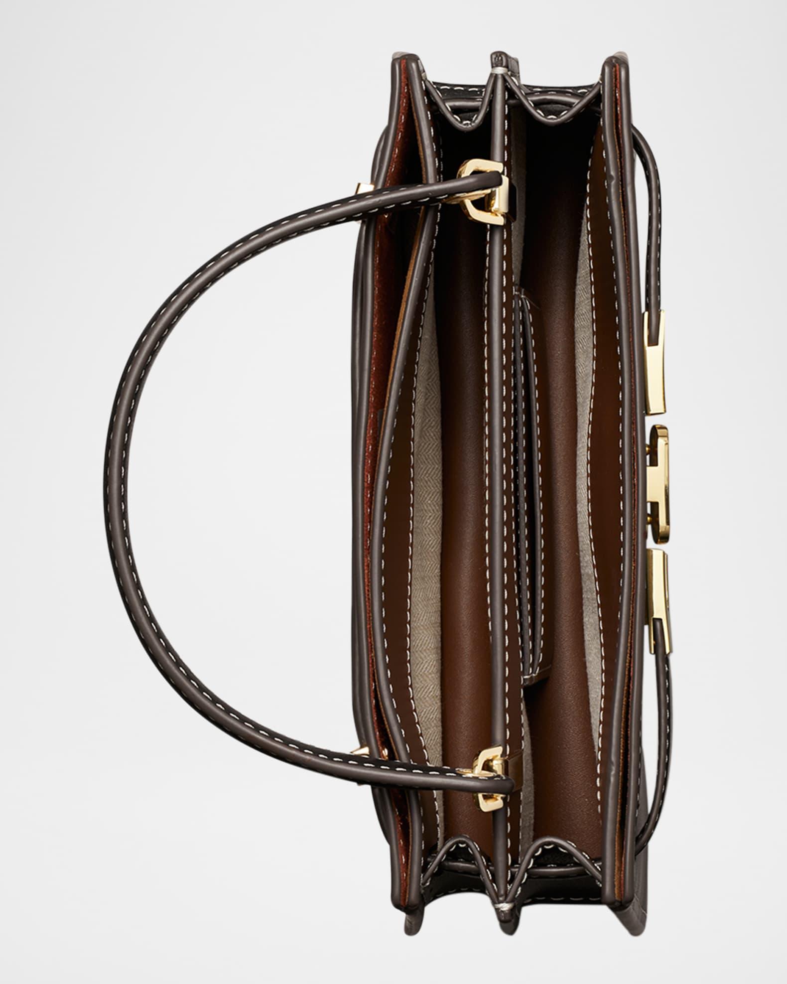 Lee Radziwill Petite Leather Top-Handle Bag Product Image