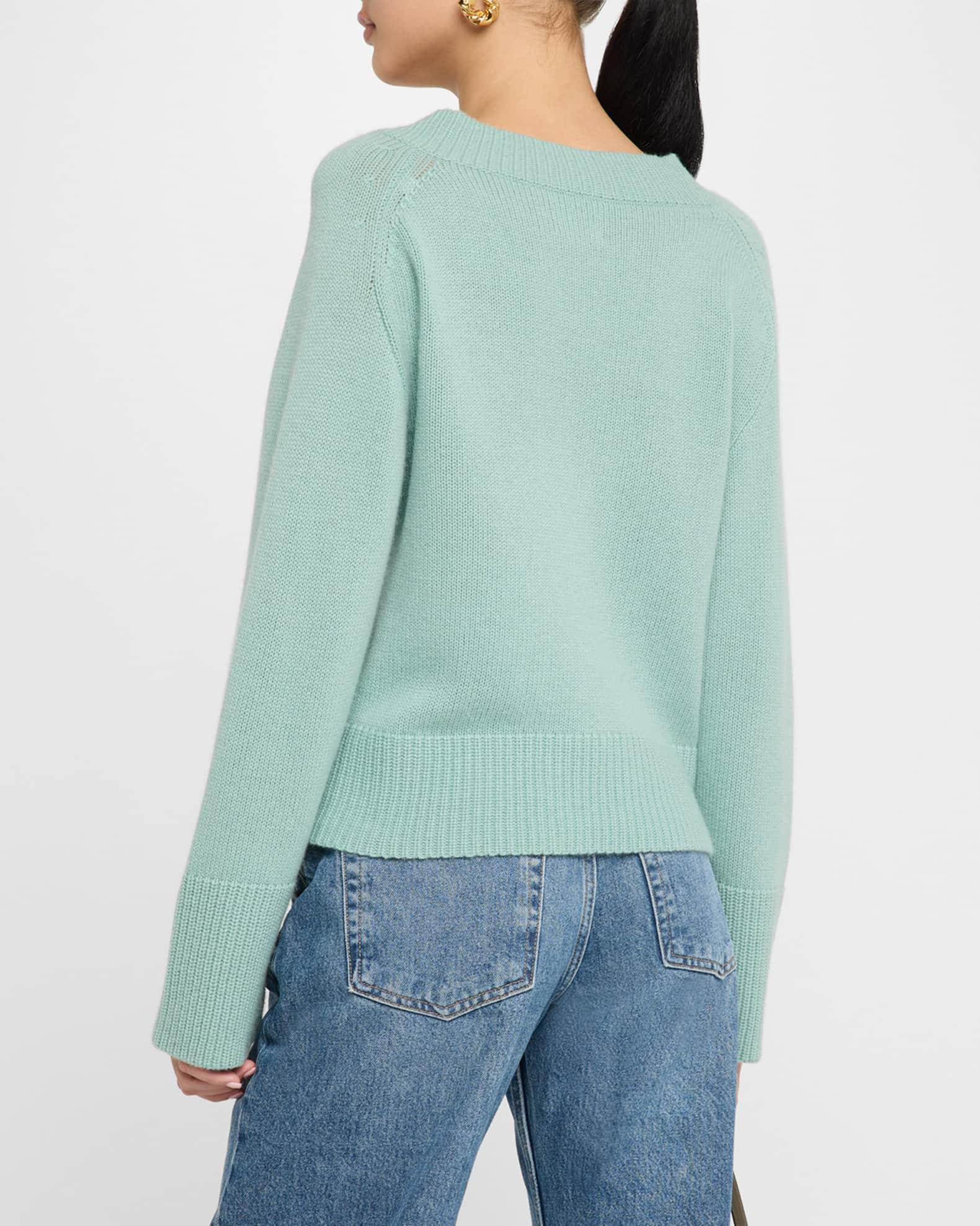 Wool-Cashmere V-Neck Pullover Product Image