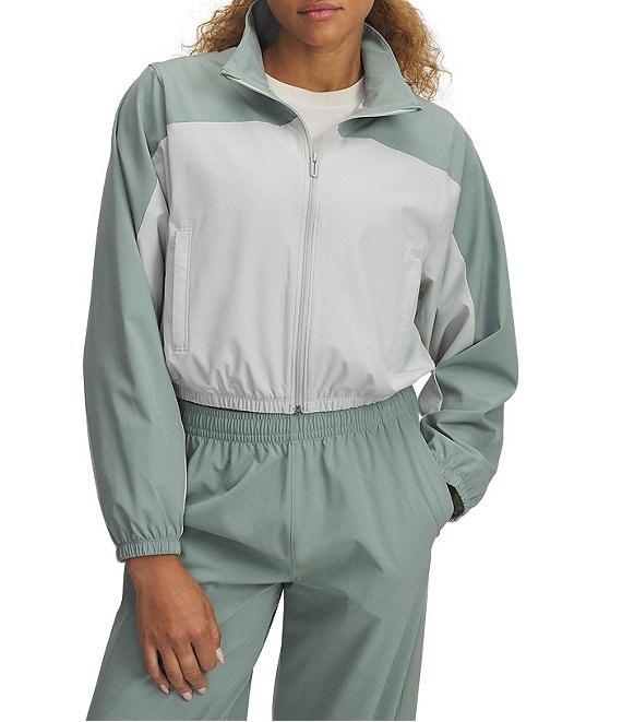 Under Armour Rival Banded Collar Long Sleeve Crop Wind Jacket Product Image