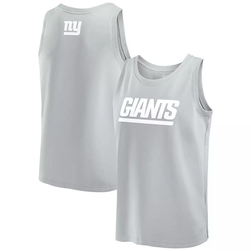 Men's Fanatics Gray New York Giants Elements Tank Top,  Product Image