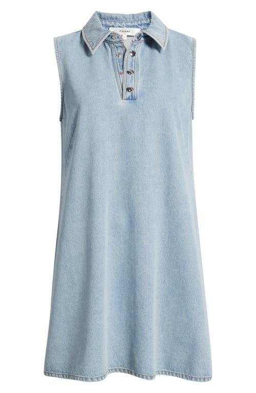 FRAME The City Shift Denim Dress In Blue Product Image
