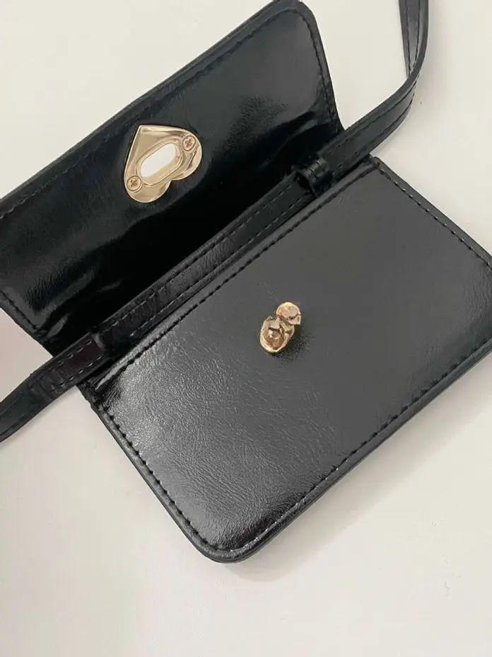 Heart Buckle Crossbody Mini Bag Product Image