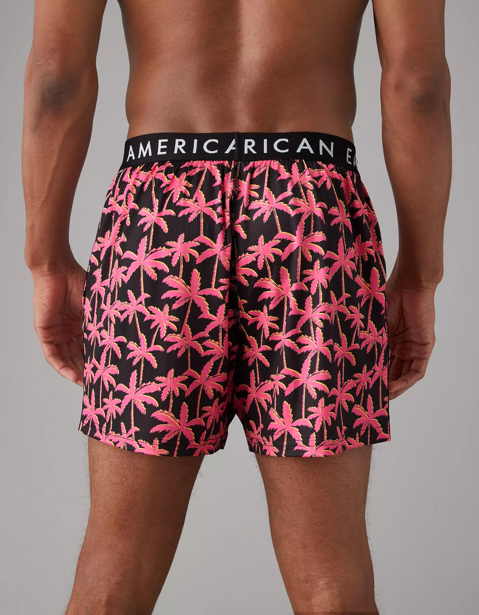 AEO Palm Trees Ultra Soft Pocket Boxer Short Product Image