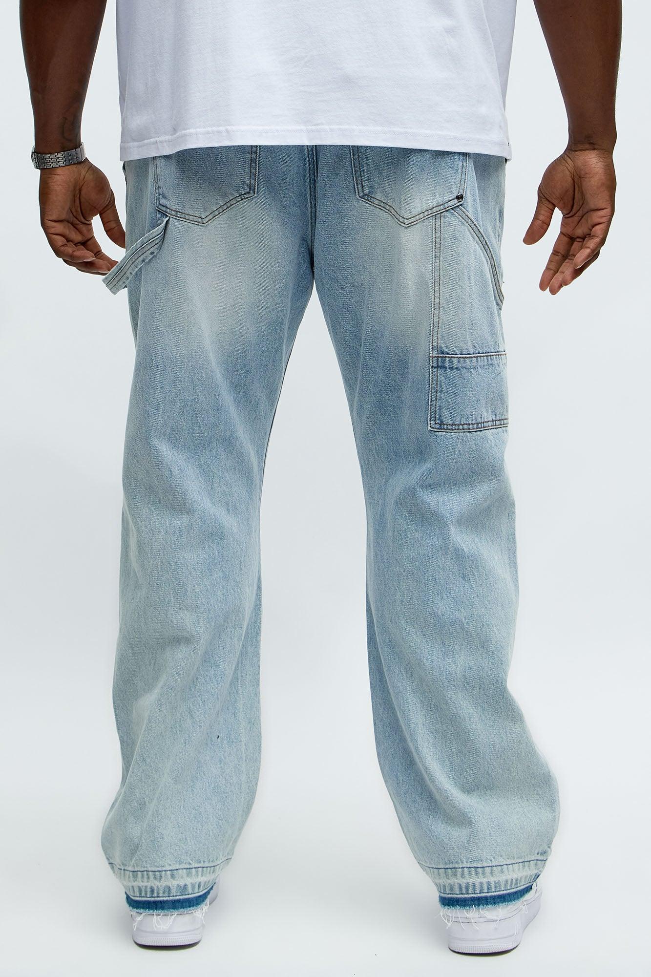 Straight Round About Carpenter Jeans - Medium Wash Product Image