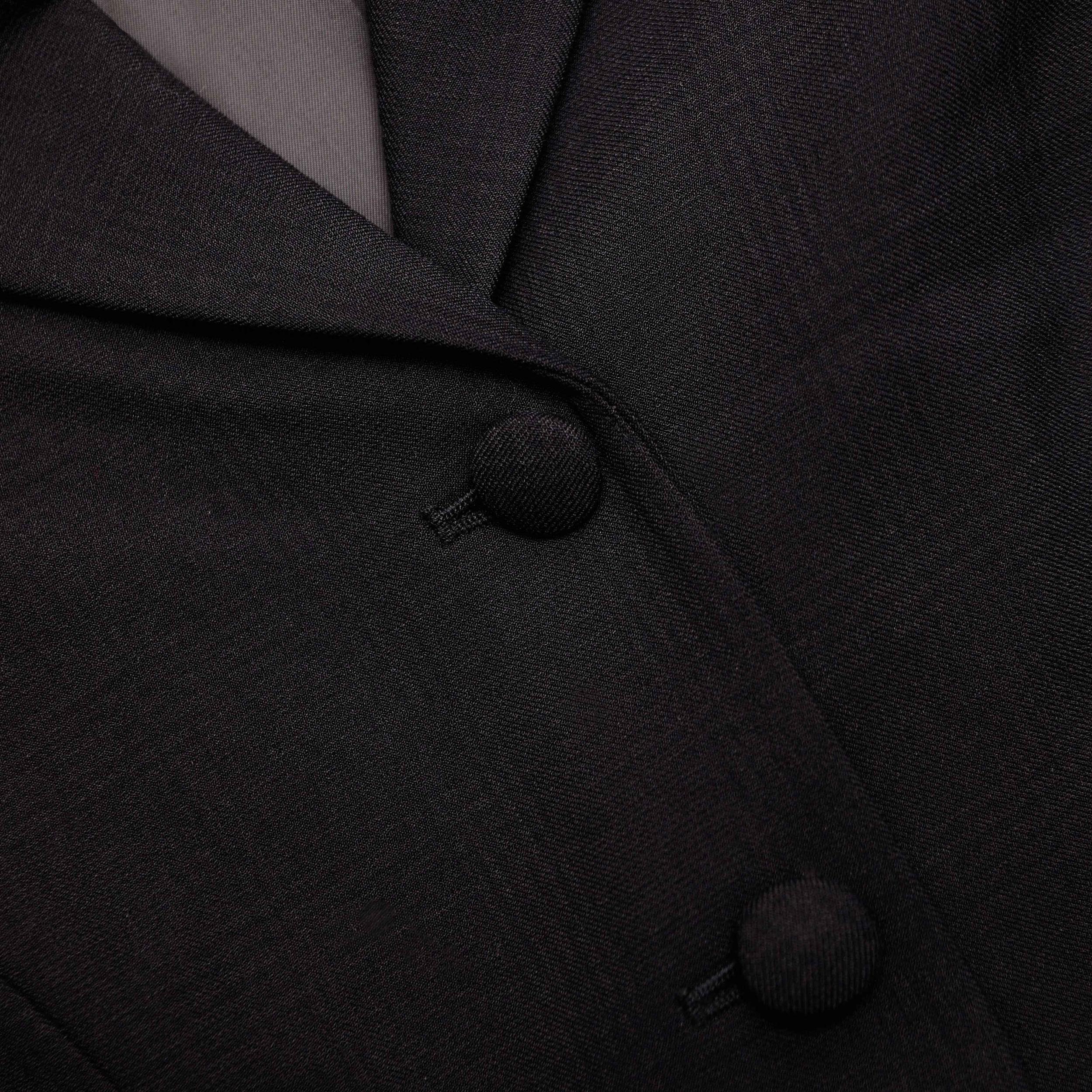 Black Tailored Midi Dress Product Image