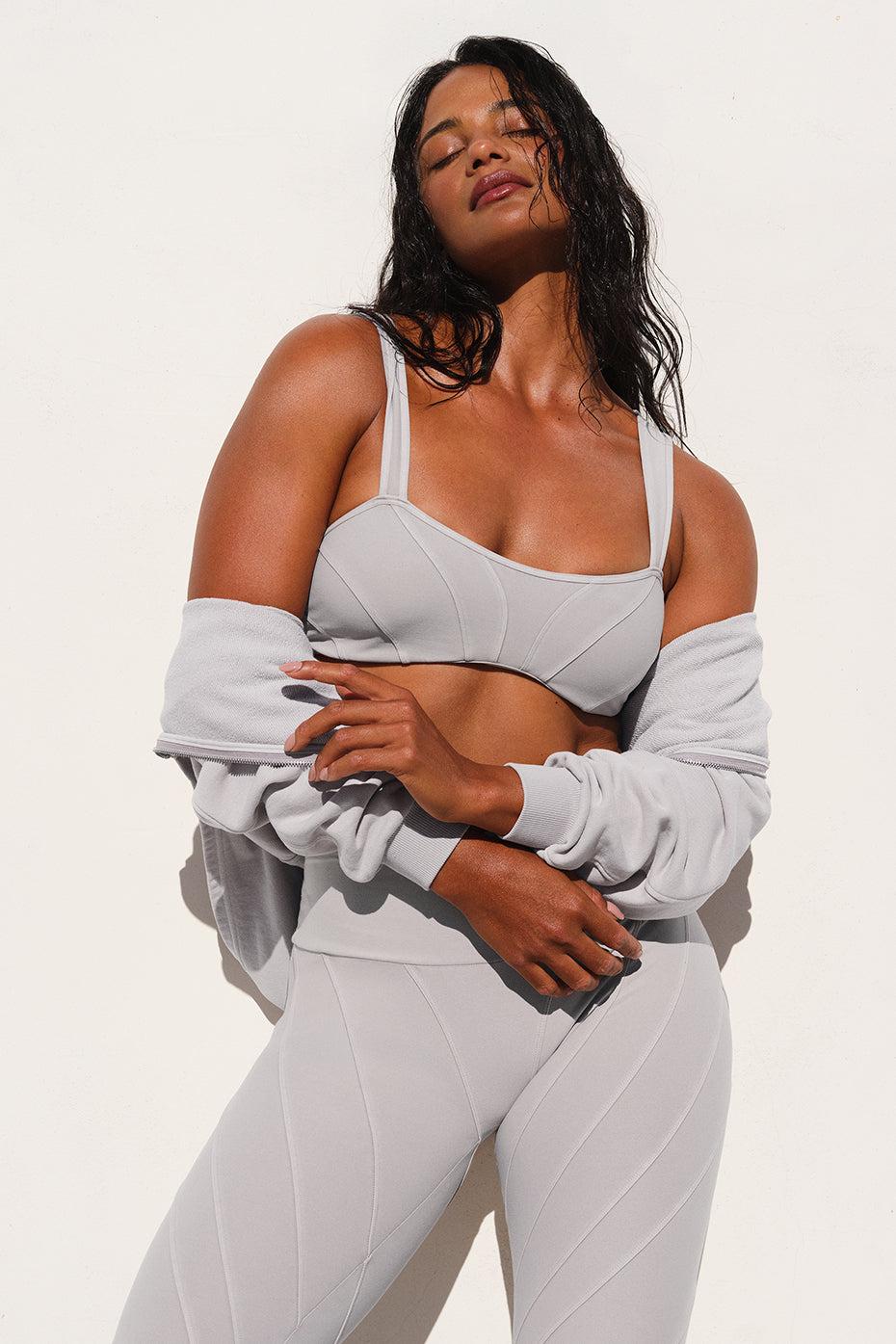 Washed Alosoft Sunray Bra - Grey Sky Wash Female Product Image