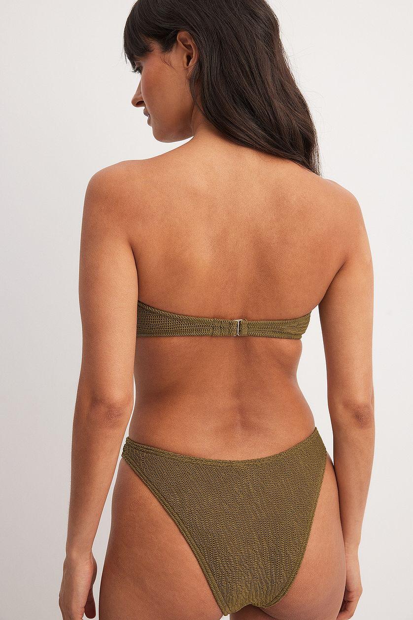 Smocked Ring Detailed Bikini Panty Product Image