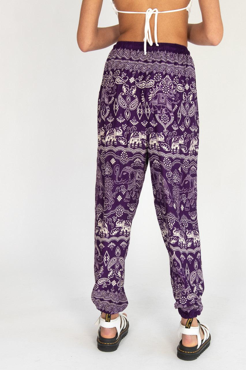 Elephant Drawstring Pants Product Image
