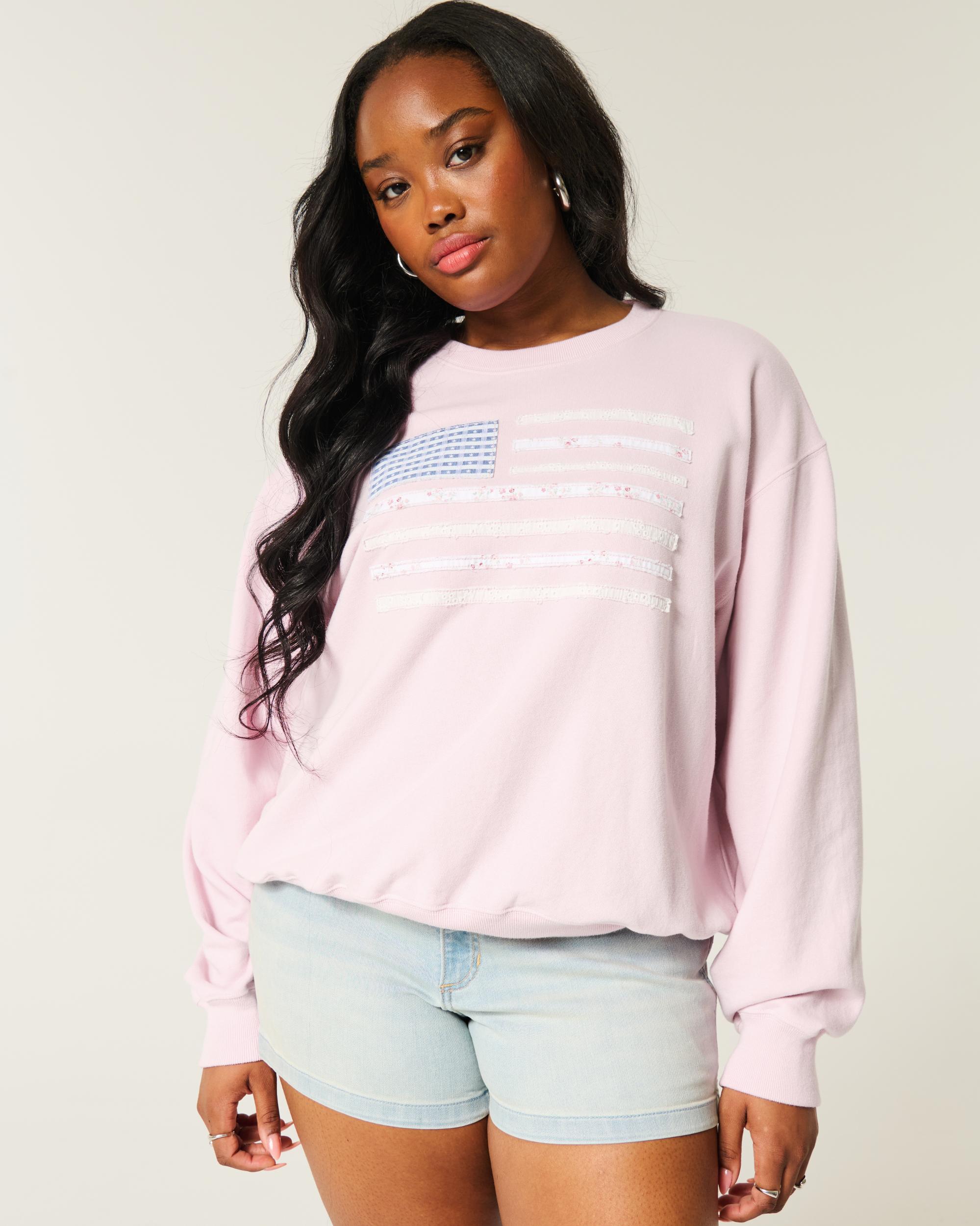 Easy American Honey Graphic Crew Sweatshirt Product Image