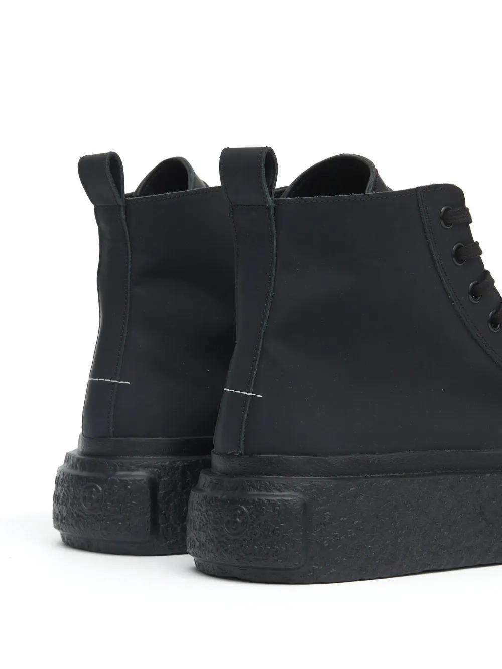 high-top leather sneakers Product Image