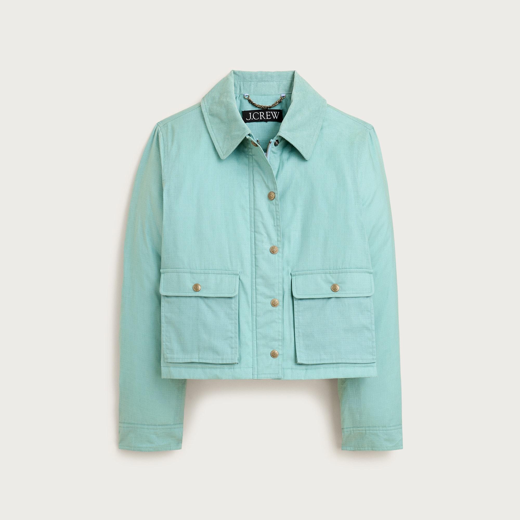 Cropped Barn Jacket™ in ripstop cotton Product Image