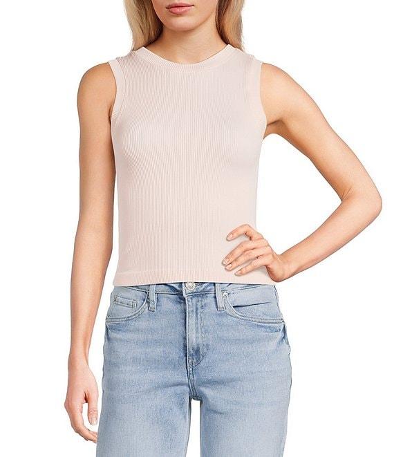 Moa Moa Seamless Rib Tank Top Product Image