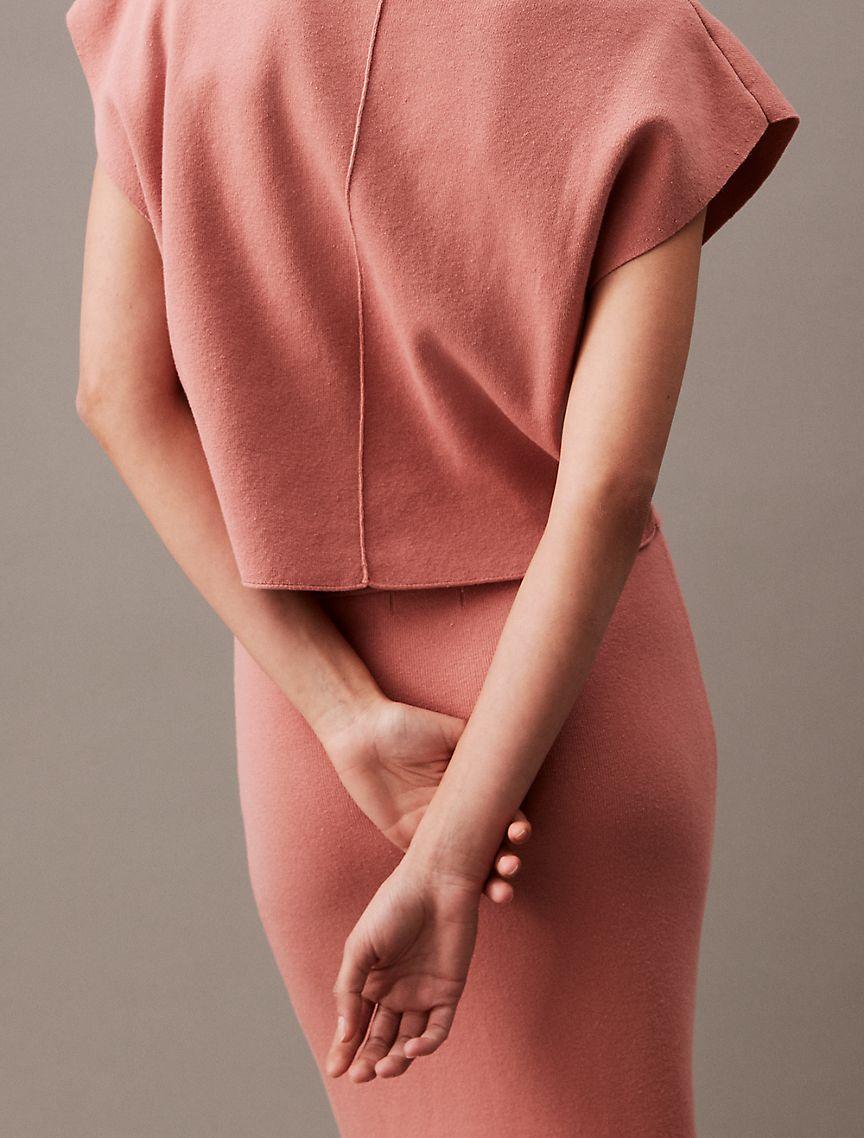 Split Hem Midi Skirt Product Image