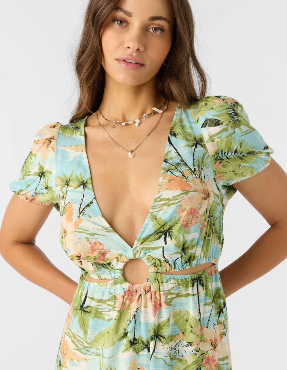 O'NEILL Morena Womens Romper - BLUE COMBO Product Image