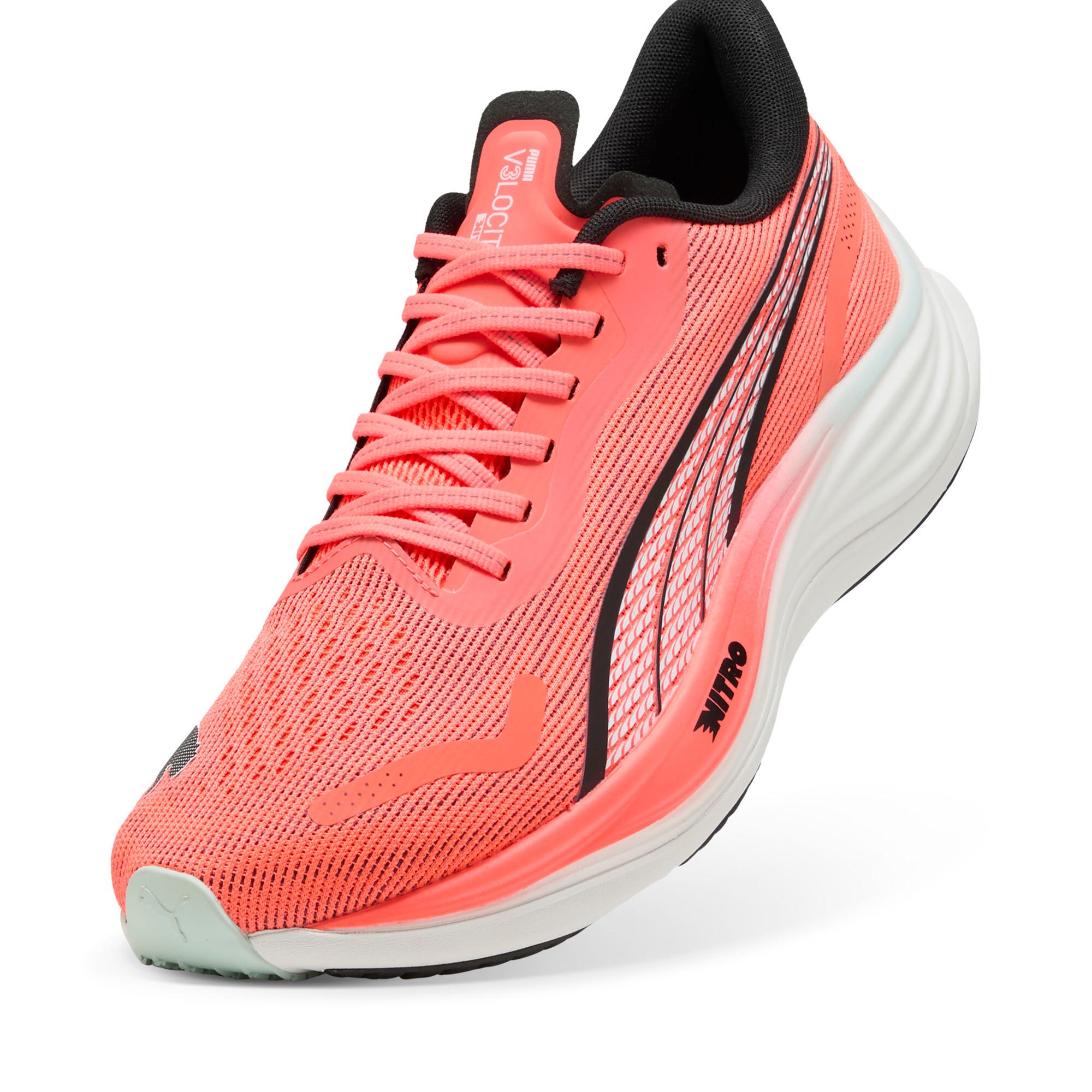 PUMA Velocity NITROâ¢ 3 Men's Running Shoes in Glowing Red/Black/White Product Image