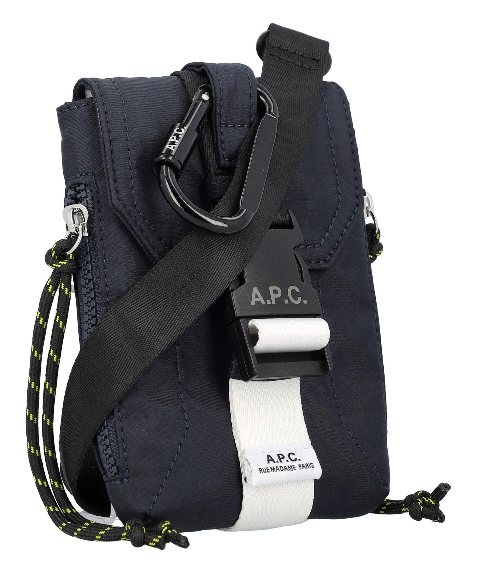 APC Navy Trek Crossbody Pouch In Iak Dark Navy Product Image