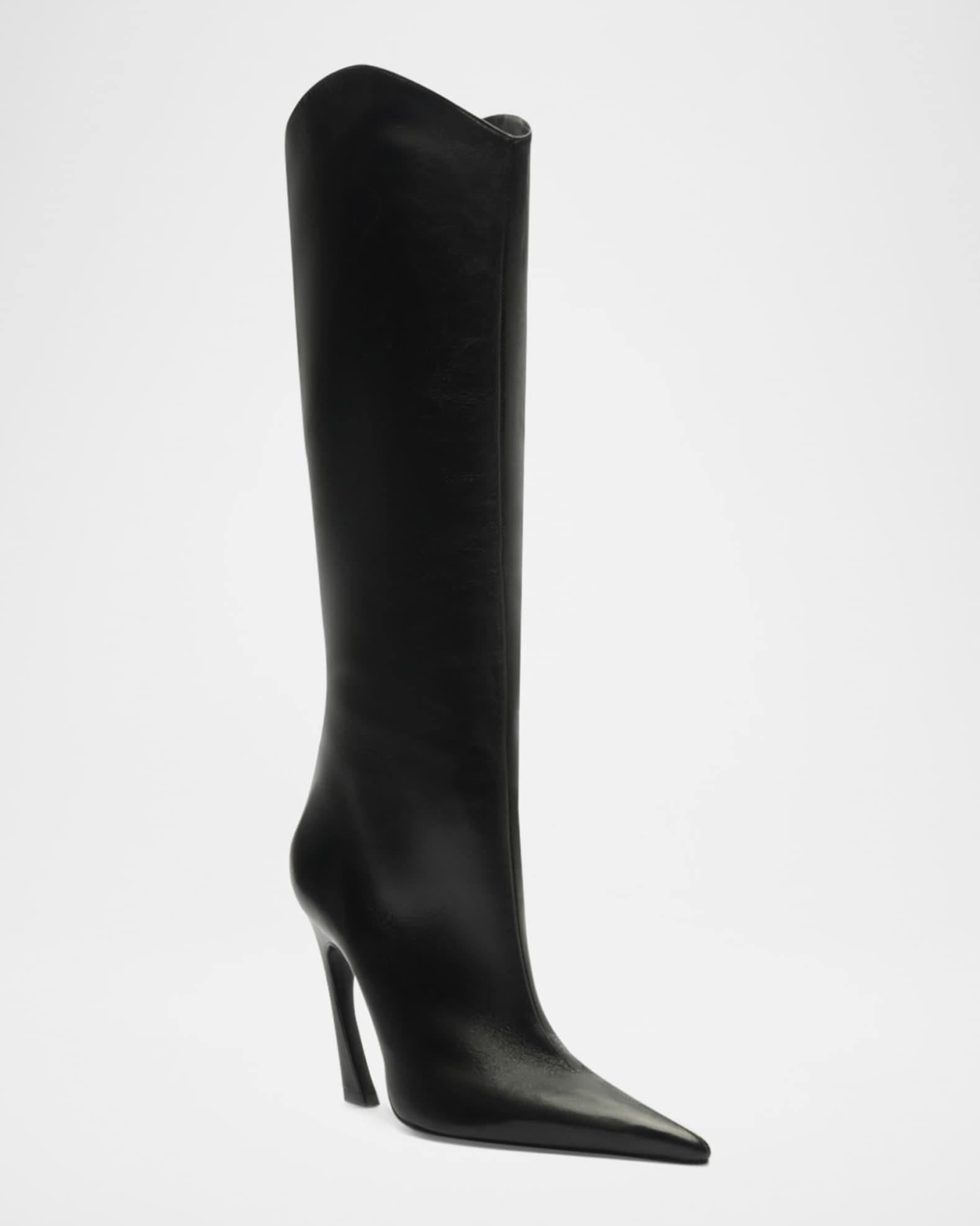 Maryann Up Leather Curve Tall Boots Product Image